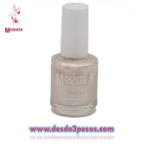 Esmalte para uñas Moshita en color Perla Nacarado 15ml.