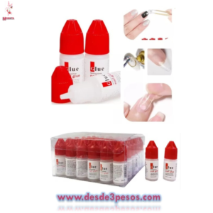 Paquete con 36 Pegamento para uñas postizas. 3g