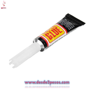 Carton con 12 PZA de Pegamento Super Glue.