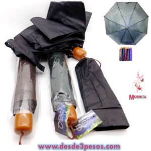 Sombrilla de Bolsillo Decorada con Funda 1 metro con 35 cm Aprox