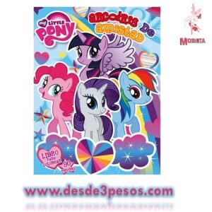 Libro para Colorear My Little Pony 7 Hojas 14 Paginas 27.5 X 21cm.