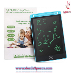 Tableta de escritura digital de 8,5 pulgadas, tablero de dibujo educativo para niños,
