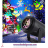 Proyector láser Navideño figuras de Santa, Muñeco Nieve, Arbol de navidad etc. luces 12 x 6 Cms - Foto 2