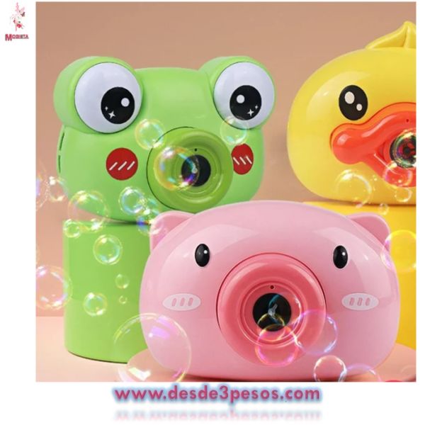 Cámara De Burbujas Automática de Animales con musica ocupa 3 pilas AA no incluidas 13 x 9cm. - Imagen 2