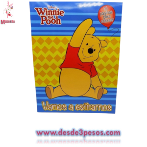 Libro Para Colorear 16 Páginas para Colorear 26.5 x 20 cm. Winnie the Pooh
