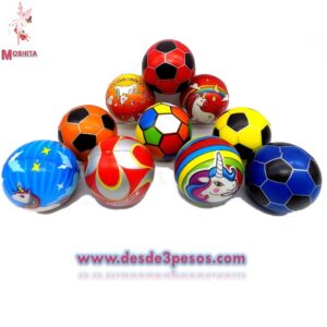 Pelota de Esponja de Figuras Animadas 8 cms de Diametro