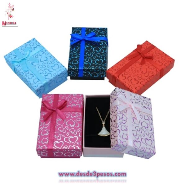 Paquete con 24 Cajas de Regalo para pulsera/reloj colores 5 x 8 cm - Imagen 2