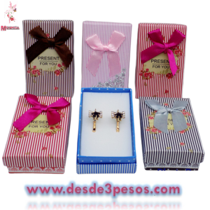 Paquete con 24 Cajas de Regalo para pulsera/reloj colores 5 x 8 cm