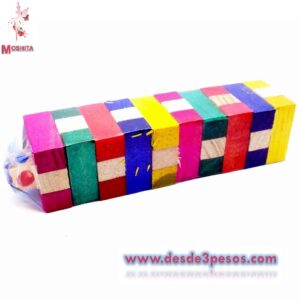 Jenga de Madera 13 x 5cm, contiene 18 pza.