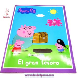 Libro Para Colorear 16 Paginas para Colorear 26.5 x 20 cm. Peppa Pig