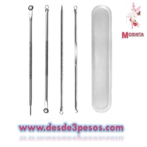Kit Removedor De Espinillas Anti Acné Puntos Negros 4 Piezas