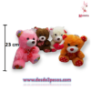 Oso de Peluche Decorado con Corazon En Medio  22 x 15 cm en varios colores - Foto 3