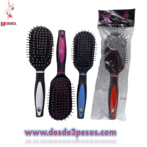 Cepillo Ovalado de Plastico en 4 Colores,   24 cm largo