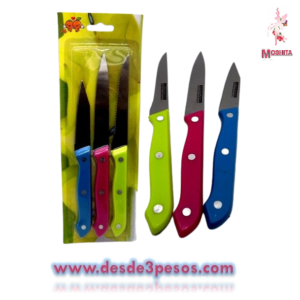 Blister con 3 Cuchillos de sierra en calores