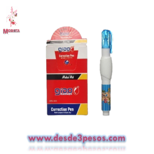 Caja con 12 Corrector liquido en pluma 6ml.