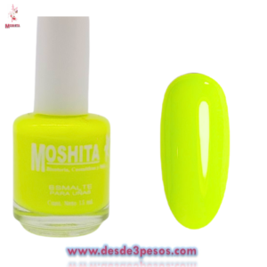 Esmalte Moshita Verde Fluorecente 15ml.