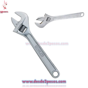 Llave Ajustable (perico) "8 - 200 mm. En metal