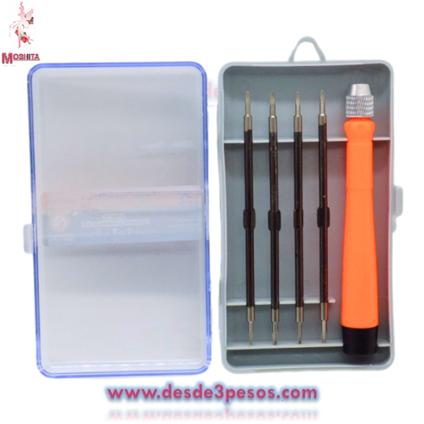 Juego de Desarmadores con Punta Intercambiable 9 cm. De largo - Imagen 2