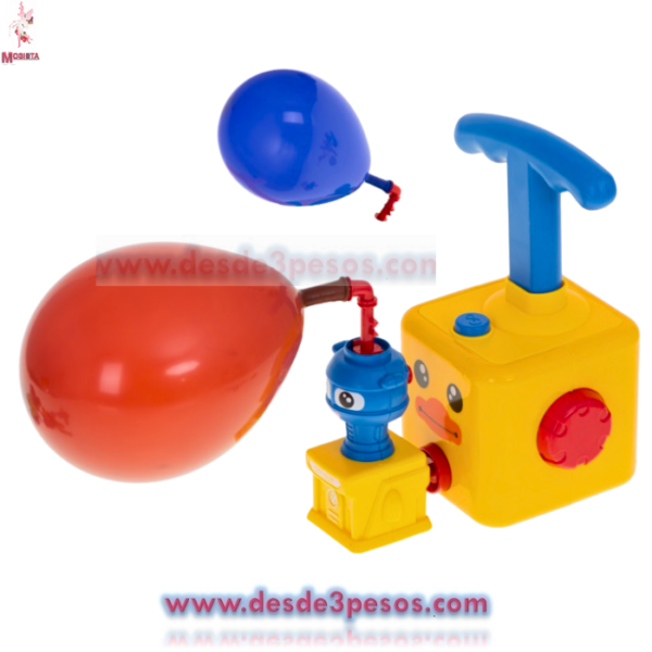 Lanzador de globos para niños, juguetes de coche con bomba 22 pz. 22 x 11 cm. - Imagen 2