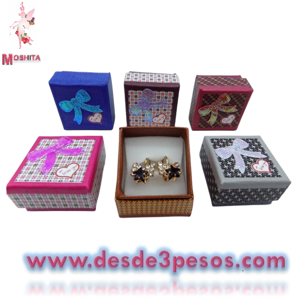 Paquete con 24 Cajas de Regalo Para Anillo en colores 5 x 4.5cm. - Imagen 9
