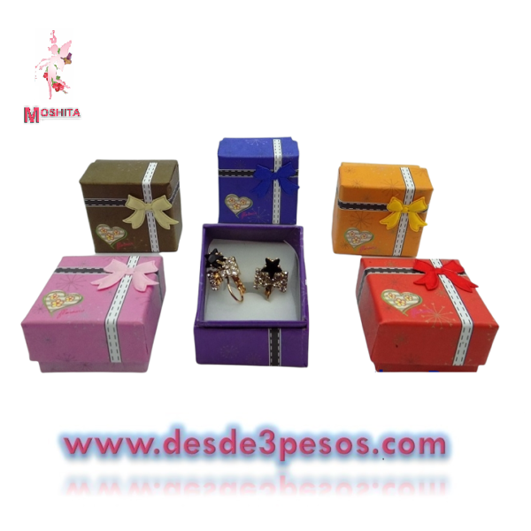 Paquete con 24 Cajas de Regalo Para Anillo en colores 5 x 4.5cm. - Imagen 8