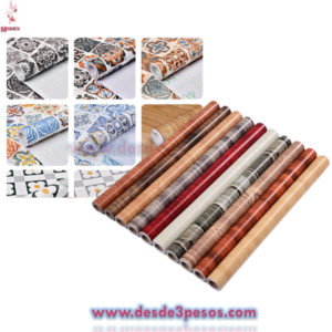 Pegatina de Pared Auto Adhesivo 45 cm X 3 m. varios modelos