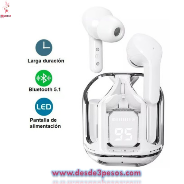 Audifono Inalambricos FX  Bluetooth EAR-¡114BT en colores 5 x 4 cm. - Imagen 2