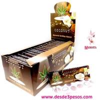 Papel para Cigarro C & G, COCONUT 4.5 x 7.5cm. 50 hojas