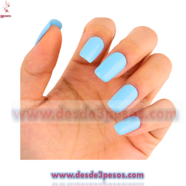 Esmalte Moshita en color Azul Pastel   15ml. - Imagen 2
