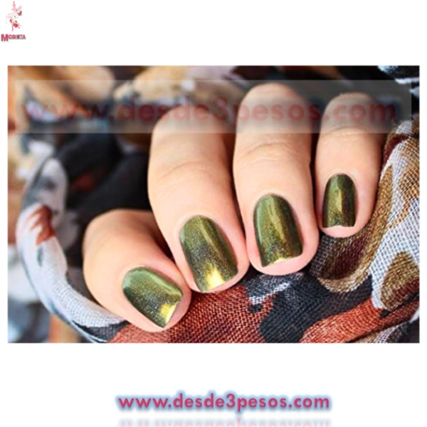 Esmalte Moshita en color Verde Oliva   15ml. - Imagen 2
