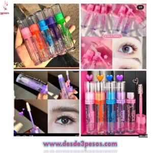 Mascara de Pestañas Gel Transparente FAVOR BEAUTY 10 X 2 cm. Caja C/24 Precio por Pieza.