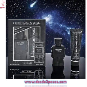 SET DE PERFUME Y CREMA para después de afeitar ROBOT HOMME VIRIL 30 Y 50 ML. para caballero