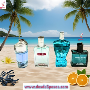 Kit de 4 Perfumes para Caballero NIGHT LURE 30 ml.  C/U