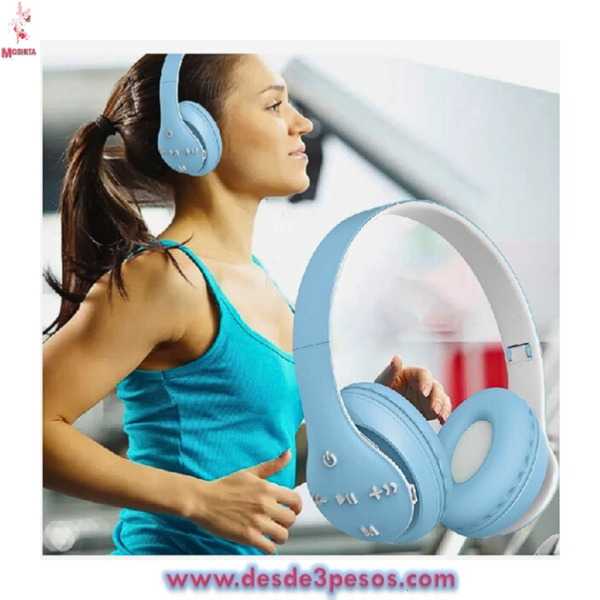 AUDIFONOS Bluetooh v5.0 Distancia efectiva 10 metros en colores - Imagen 3
