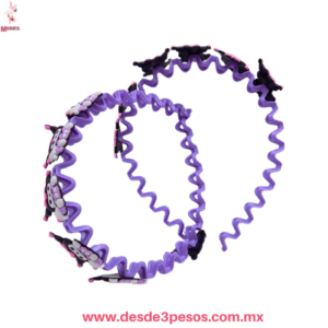 Diadema de Kuromi en zigzag decorada