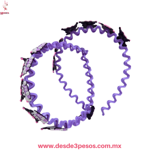 Diadema de Kuromi en zigzag decorada