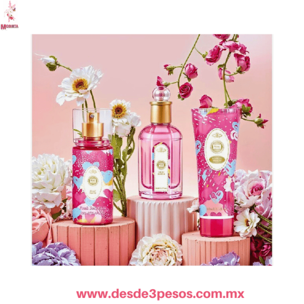 Set de 3 pzas de Perfume FRESH BODY MIST con 50 ml, Spray Corporal 100 ml y  Gel Corporal 80 ml. V.V.LOVE - Imagen 2