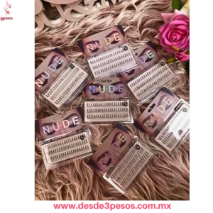 Pestañas Postizas 3x3 FAVOR BEAUTY 3 Grupos de 20,  10mm.