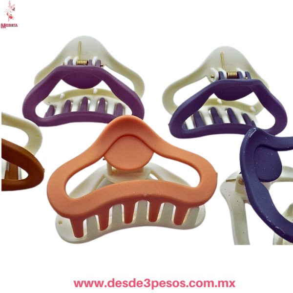Paquete con 12 pinzas Tipo Triangular tonos Dúo Matte 7 x 4 cm. - Imagen 2