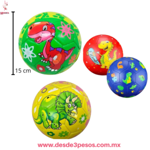 Balon Infantil  de Dinosaurios, 15 cms. Varios Modelos.: ¡Diversión y Ejercicio Asegurados!
