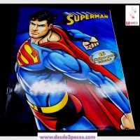Libro Para Colorear 16 Paginas para Colorear 26.5 x 20 cm. SUPERMAN