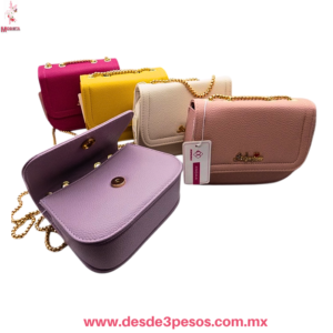 Mini Bolso de Hombro XINGMAI Con Cadena Dorada, Varios Colores, Aprox. 17 X 14 X 7 cm A-006