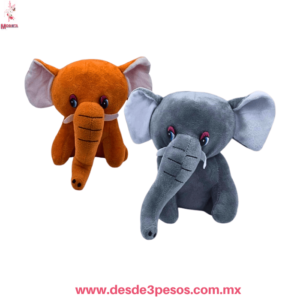 Elefante de Peluche Con Chupon Para Colgar Aprox. 19 cm XH6795
