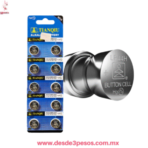 Pila de Botón Tianqiu AG13 / LR44 | Pack 10 Baterías Alcalinas 1.5V AG13