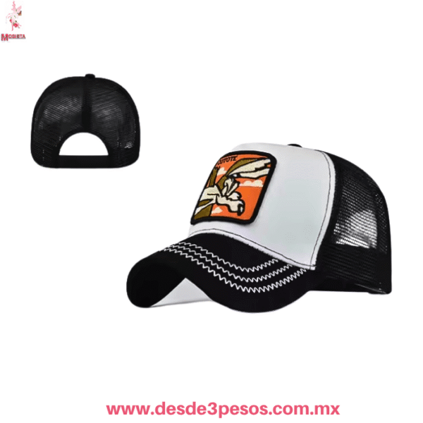 Gorra Trucker Ajustable con Parche de Animal | Varios Diseños (Unitalla 28-21cm) - Imagen 2