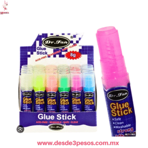 Pegamento en Barra Glue Stick 36g. - Varios Colores caja con 12 pza. precio por 1 pza. SM24PEL901