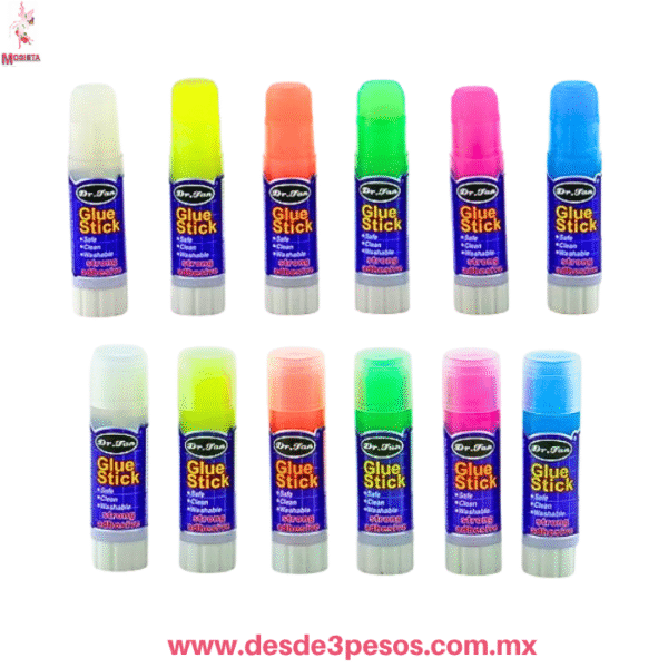 Pegamento en Barra Glue Stick 36g. - Varios Colores caja con 12 pza. precio por 1 pza. SM24PEL901 - Imagen 2