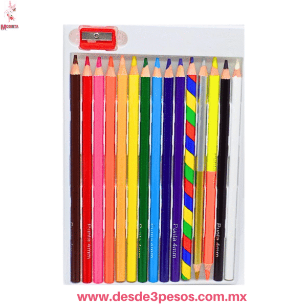 Lápices de Colores TiTiKo (15 Piezas, Mina 4.0mm) ¡Incluye 3 Especiales! - Imagen 2