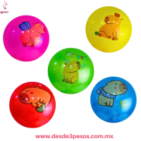 Pelotas Saltarinas de Capibaras Divertidas en colores 25 cm. ???
