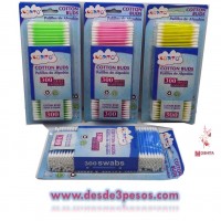 Caja de cotonetes 300 pzas. COTTON SWABS